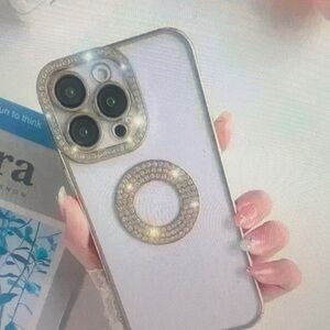 Luxury White and Gold Phone Case